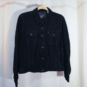 Levi’s Suede-like Black Jacket (L)